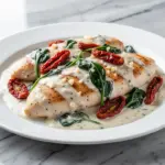 creamy tuscan garlic chicken - featured image