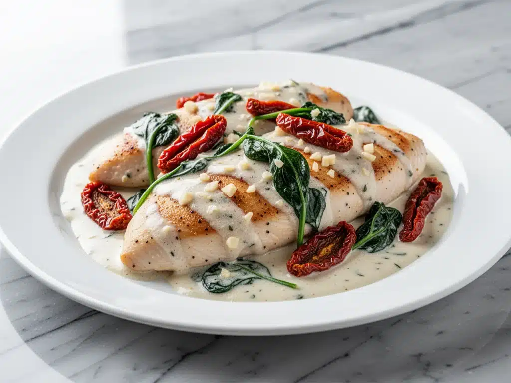 Home 4 creamy tuscan garlic chicken - featured image
