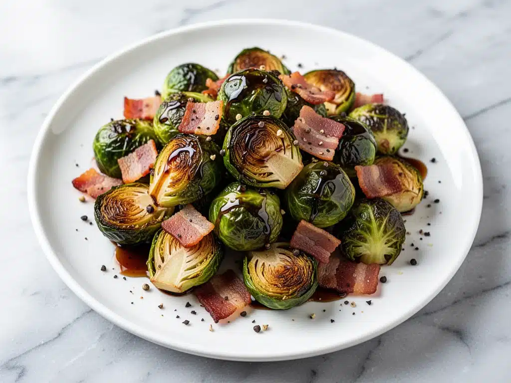 crispy brussels sprouts - featured image