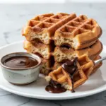 crispy churro waffles - featured image