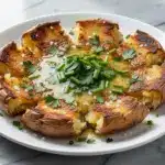 crispy smashed potatoes - featured image