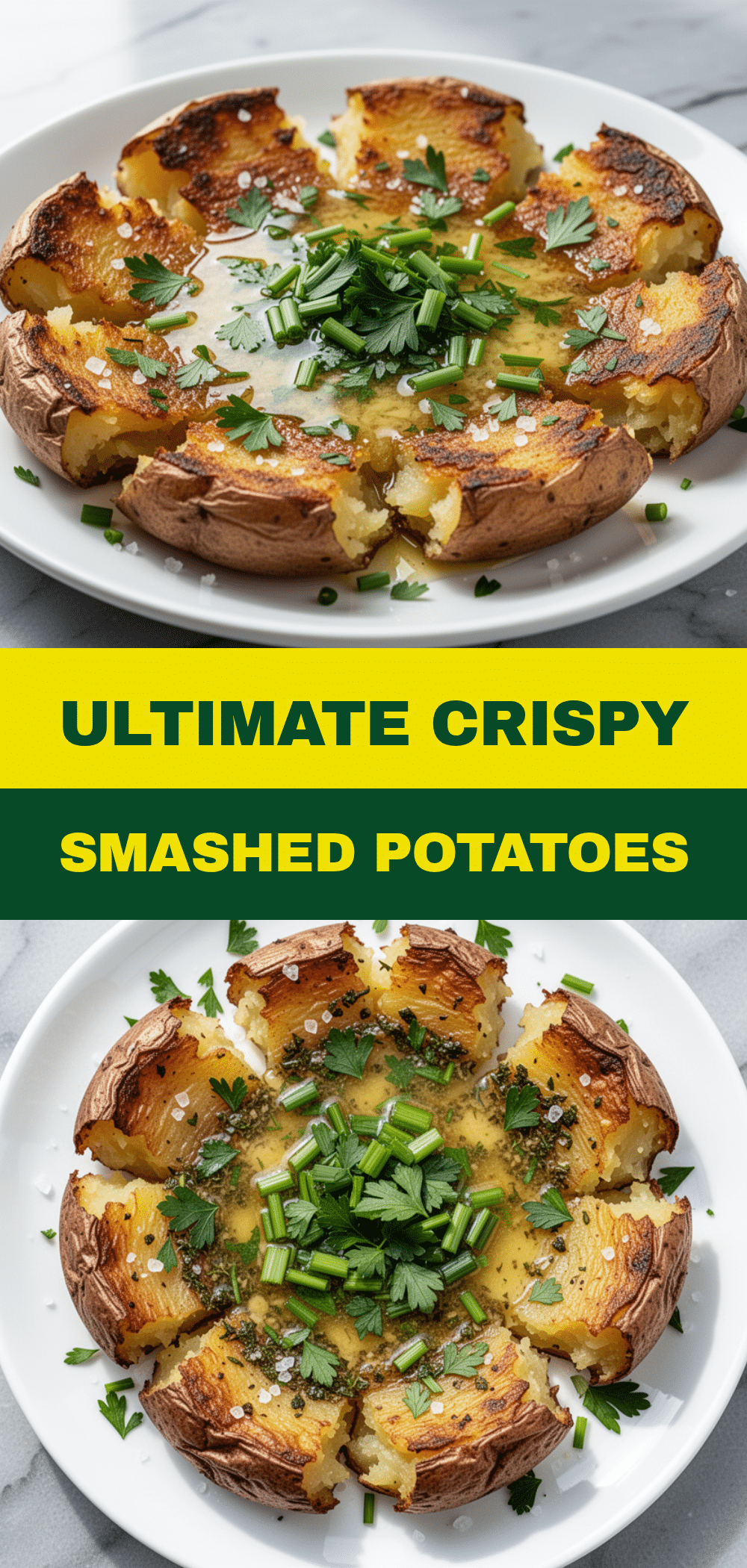 Crispy Smashed Potatoes: Easy Garlic Herb Butter Side 5 crispy smashed potatoes recipe