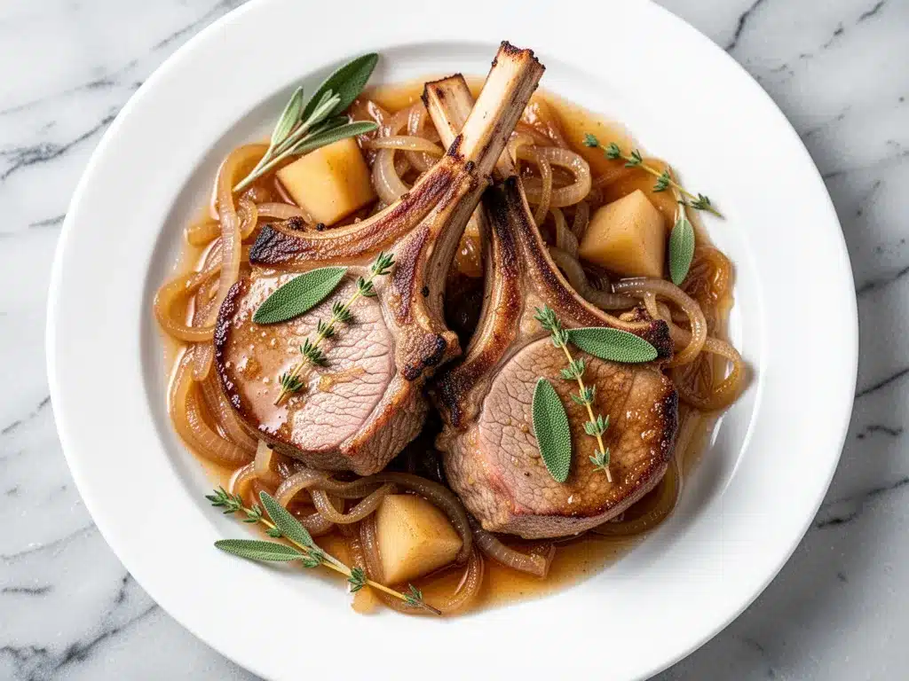 Fall Apple Cider Braised Pork Chops: Easy Weeknight Dinner 4 Fall Apple Cider Braised Pork Chops preparation steps