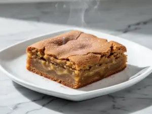 Fall Brown Butter Snickerdoodle Blondies - featured image