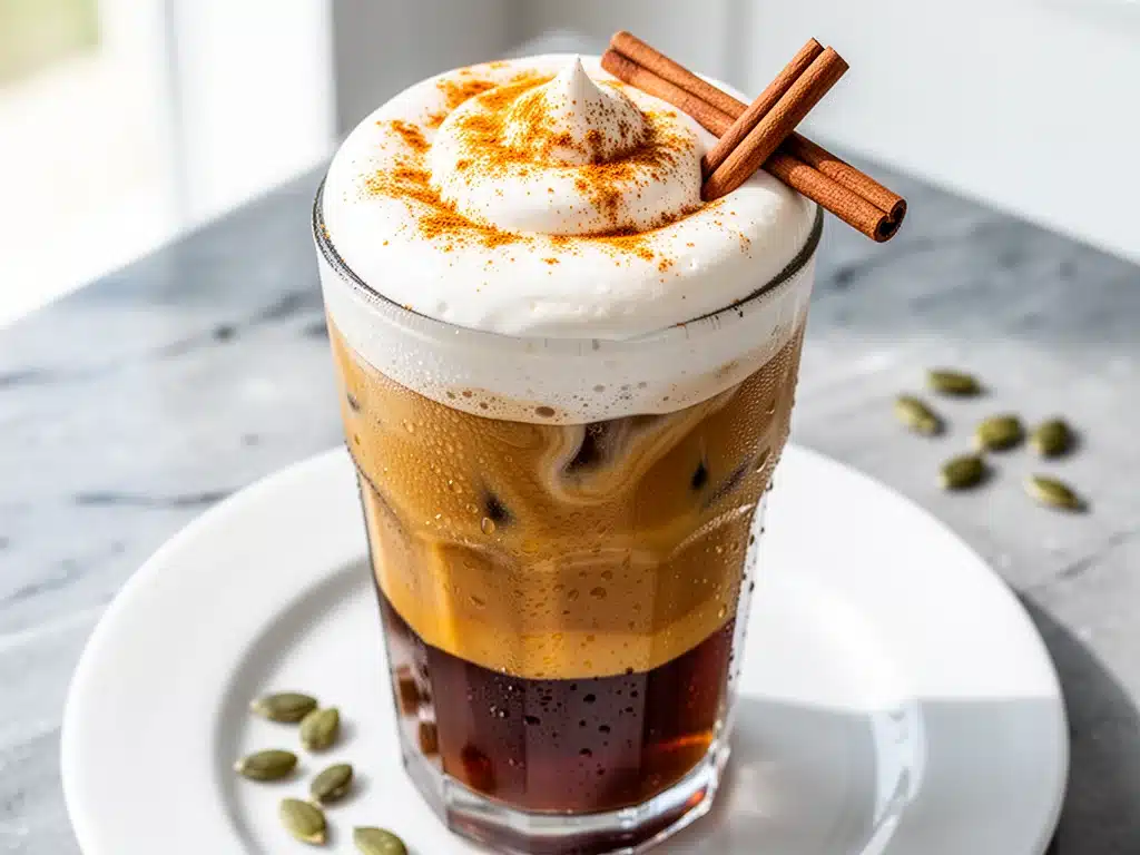fall creamy pumpkin cold brew - featured image