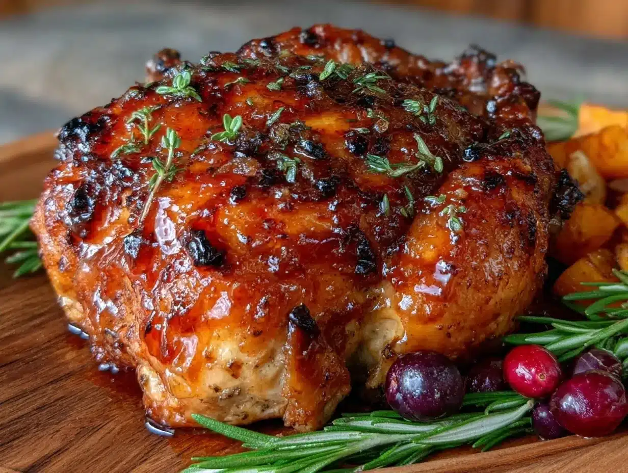 Fall Harvest Roasted Chicken with Maple Dijon Glaze: Kids Love Helping Make This! 4 Fall Harvest Roasted Chicken with Maple Dijon Glaze preparation steps