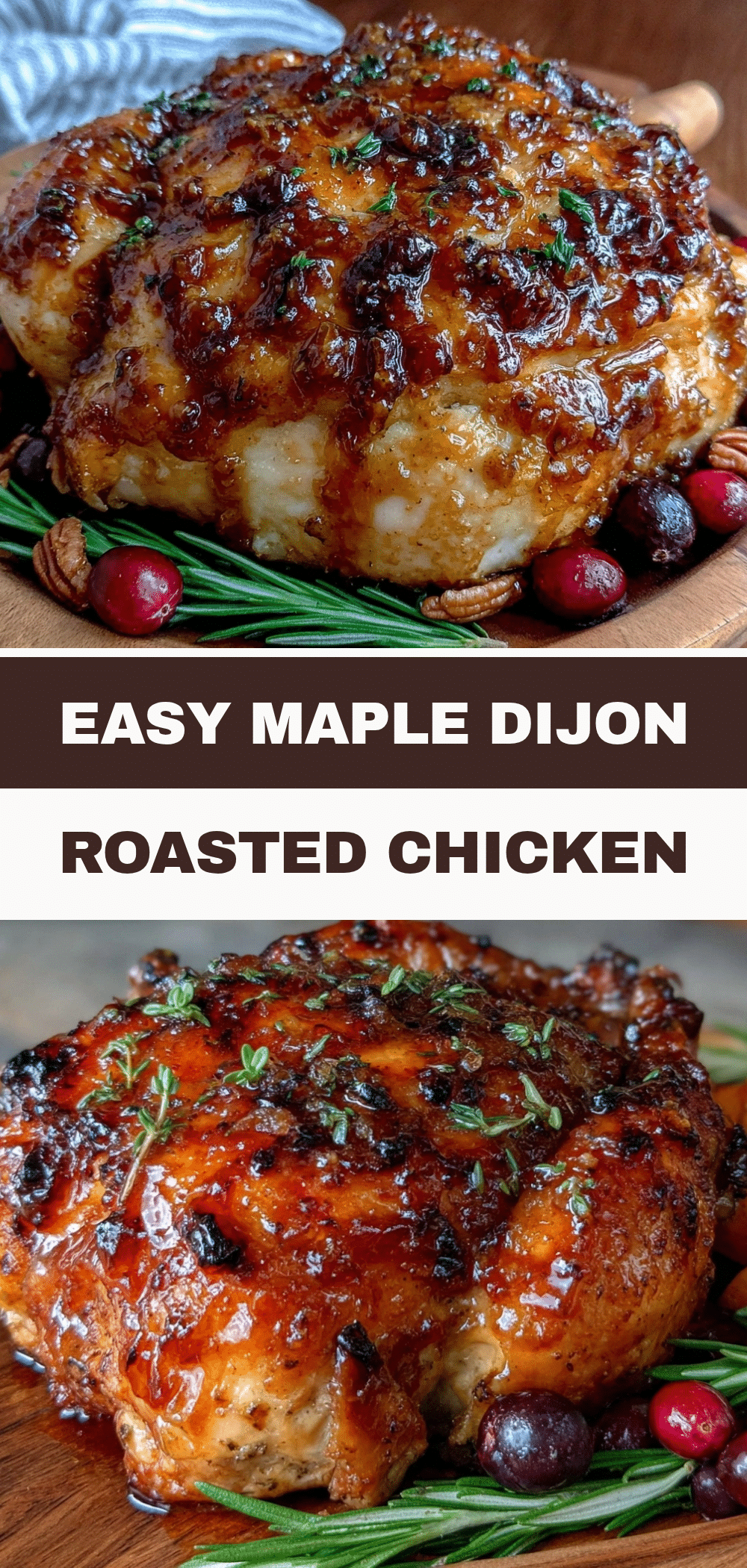 Fall Harvest Roasted Chicken with Maple Dijon Glaze: Kids Love Helping Make This! 5 Fall Harvest Roasted Chicken with Maple Dijon Glaze recipe