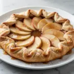 fall maple cinnamon apple galette - featured image