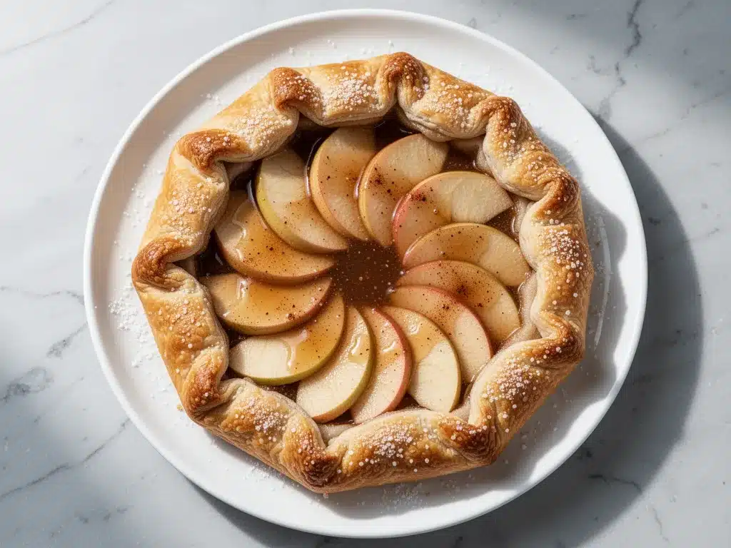 Fall Maple Cinnamon Apple Galette: 5-Ingredient Easy Dessert 4 fall maple cinnamon apple galette preparation steps