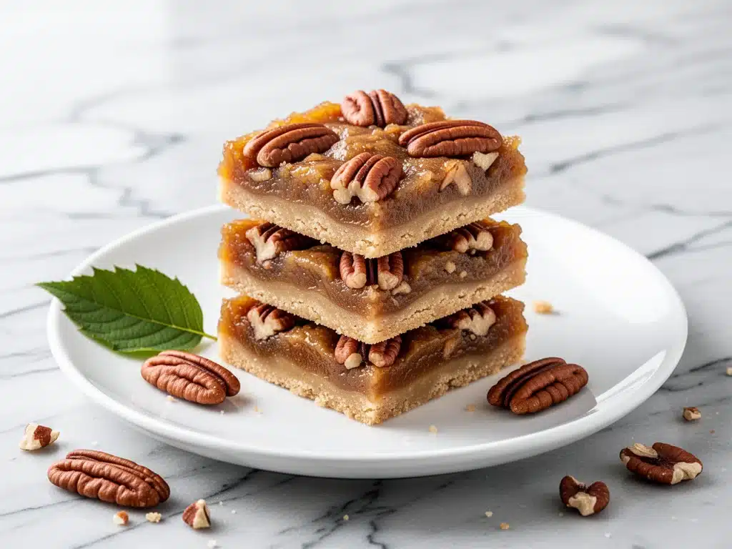 Home 4 Fall Maple Pecan Pie Bars - featured image