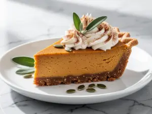 Fall Pumpkin Pie Cheesecake - featured image