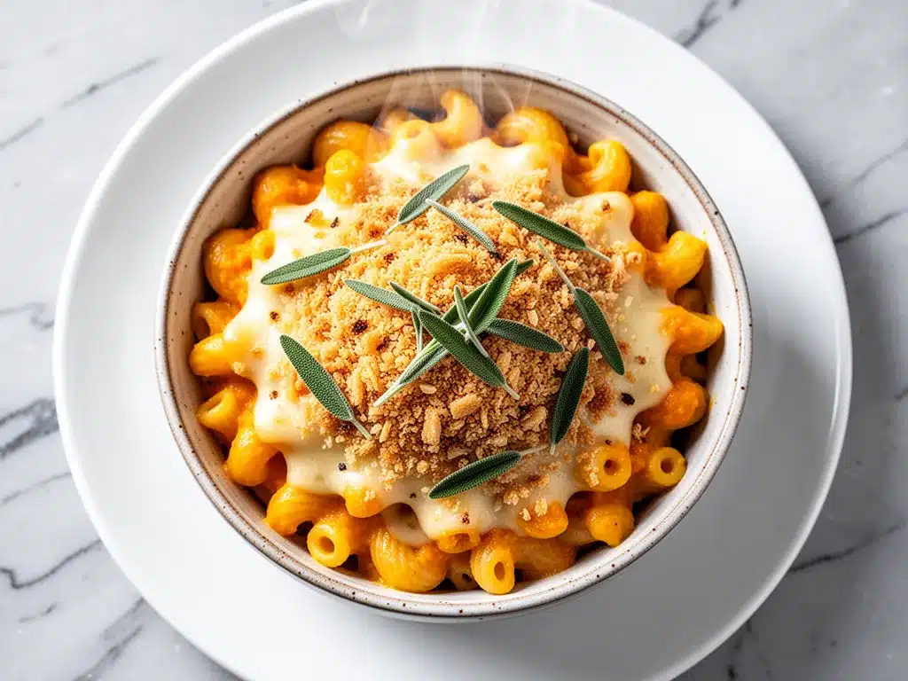 Fall Pumpkin Sage Mac and Cheese: Best Easy Comforting Dinner 4 fall pumpkin sage mac and cheese preparation steps