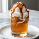 Fall Salted Caramel Apple Cider Float - featured image