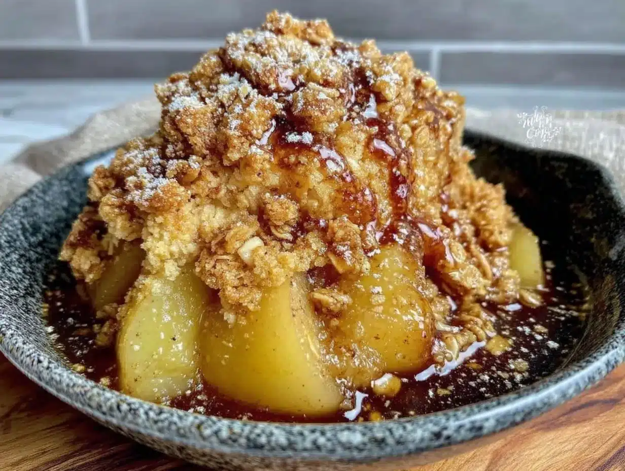 Fall Spiced Pear Crisp: Best Easy Apple Pie Alternative 4 fall spiced pear crisp preparation steps