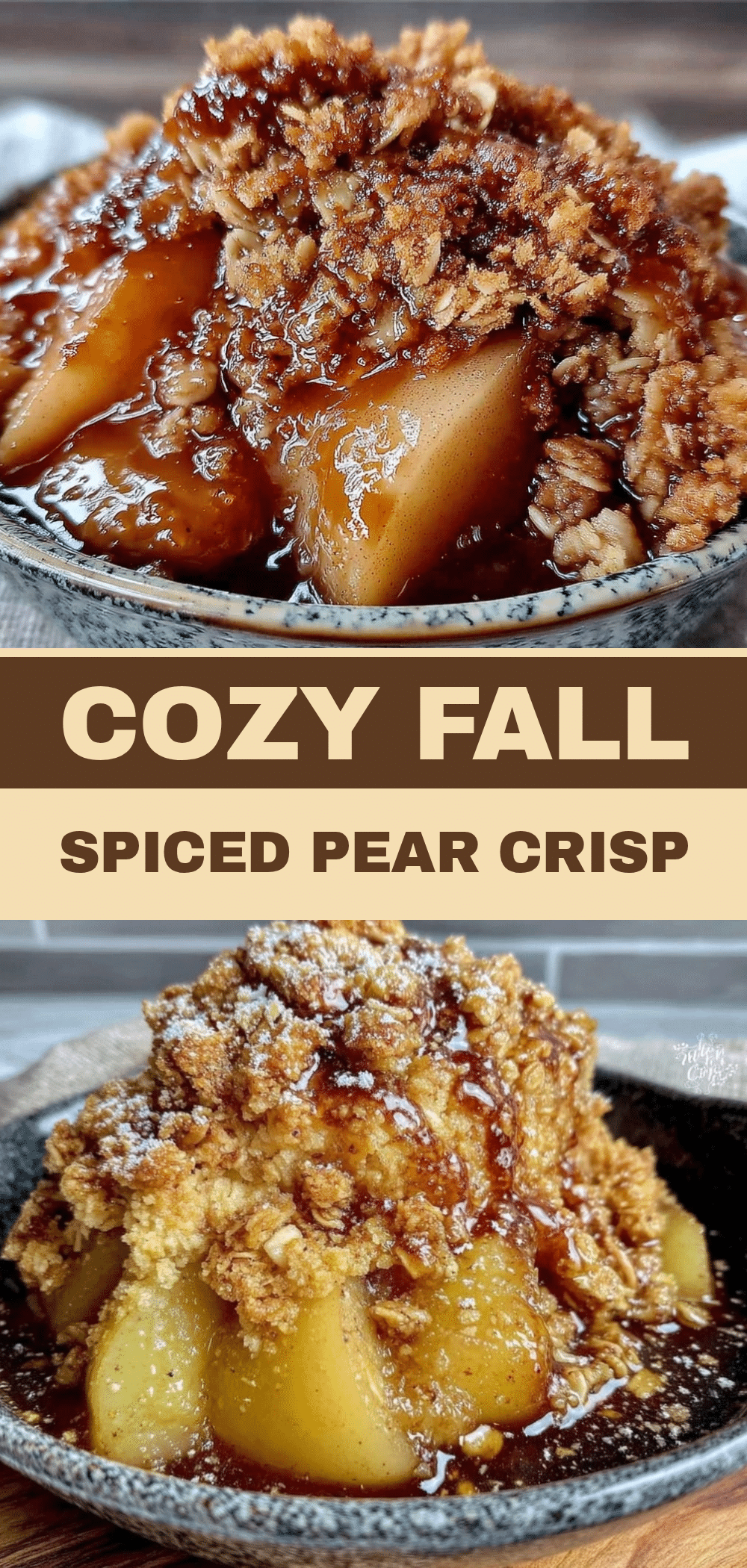 Fall Spiced Pear Crisp: Best Easy Apple Pie Alternative 5 fall spiced pear crisp recipe