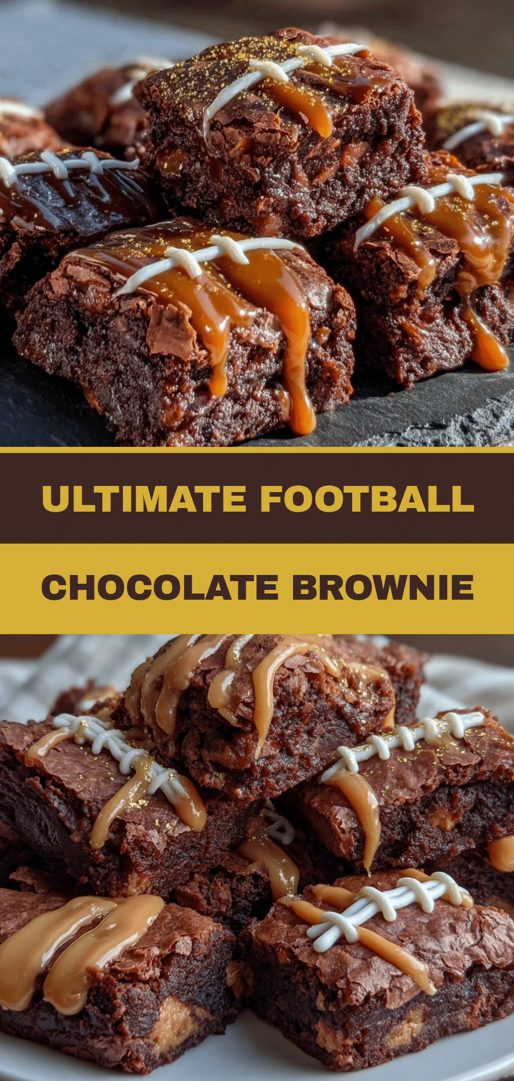 Football Chocolate Peanut Butter Brownie Bites 5 football chocolate peanut butter brownie bites recipe