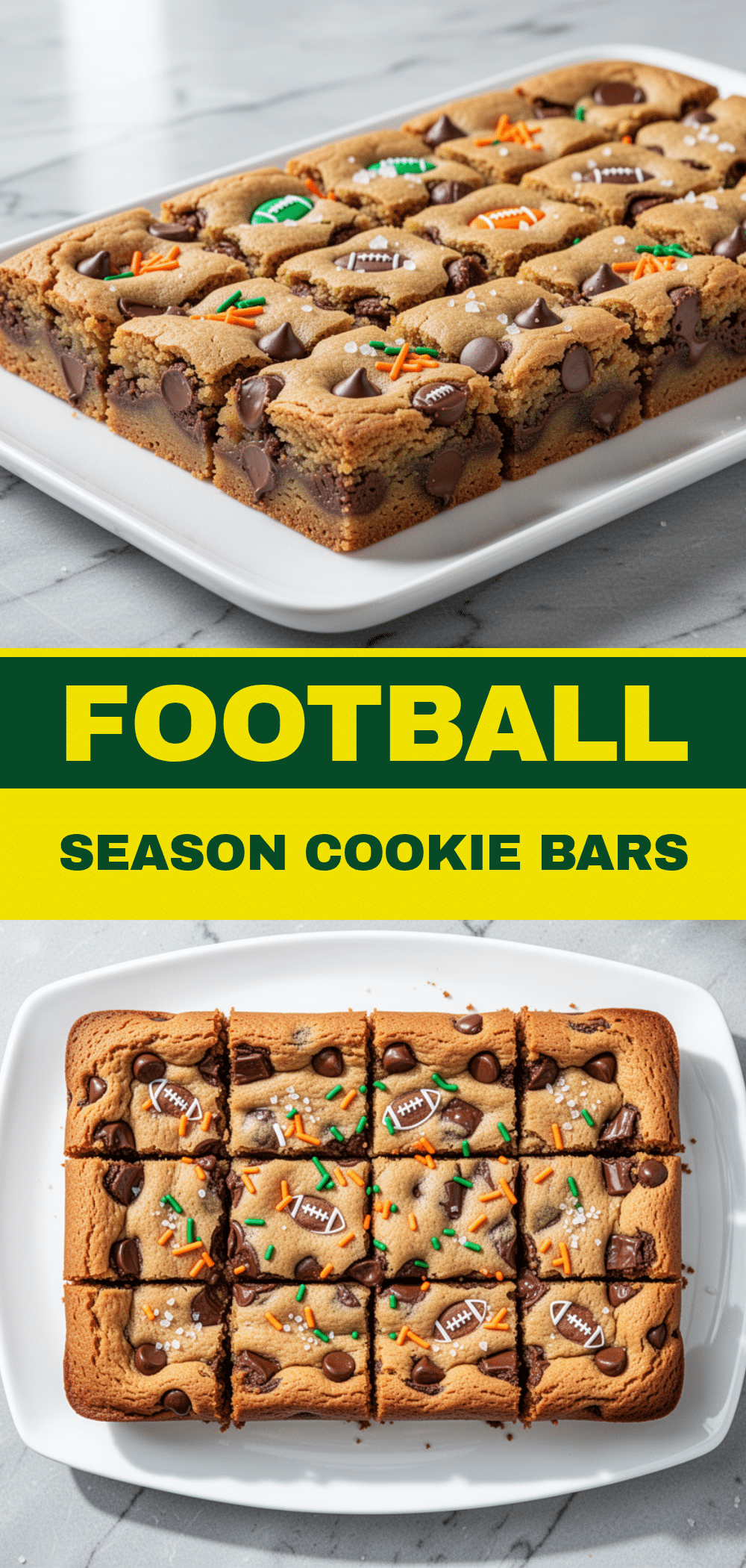 Football Season Chocolate Chip Cookie Bars: 5-Ingredient Easy Best 5 football season chocolate chip cookie bars recipe