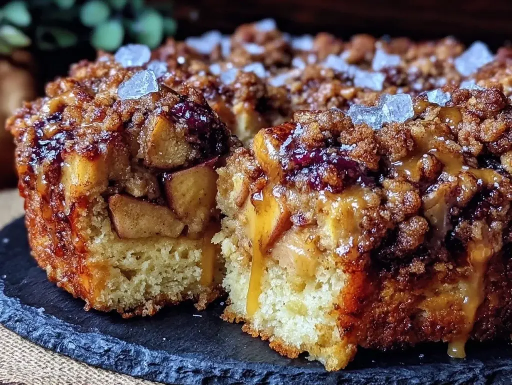 gluten-free apple cinnamon coffee cake - featured image