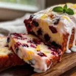 gluten-free lemon blueberry loaf - featured image