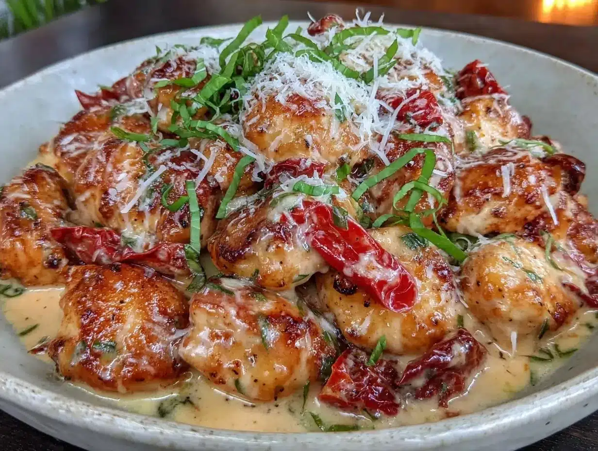Marry Me Chicken: Gluten-Free Creamy Parmesan Sun-Dried Tomato 4 gluten-free marry me chicken preparation steps