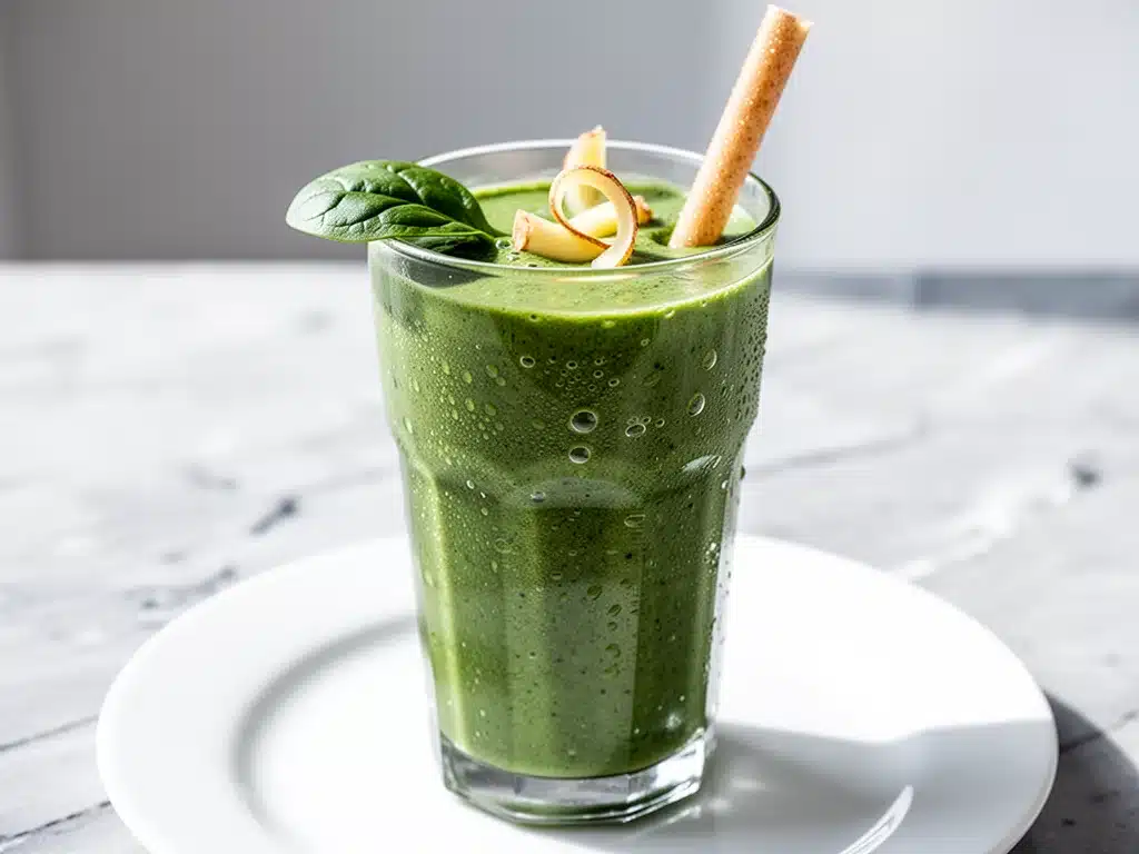 Green Pineapple Ginger Detox Smoothie - featured image