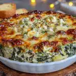 grilled spinach artichoke dip - featured image
