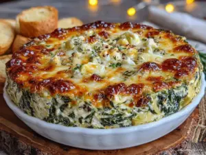 grilled spinach artichoke dip - featured image
