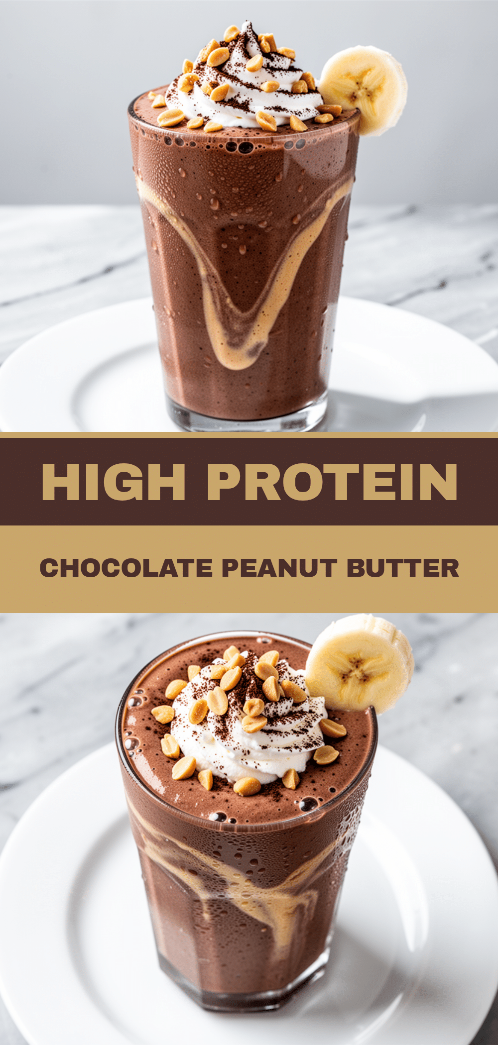 High-Protein Chocolate Peanut Butter Banana Smoothie 5 high-protein chocolate peanut butter banana smoothie recipe