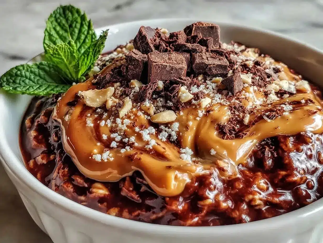 High-Protein Chocolate Peanut Butter Overnight Oats: Cheap Breakfast for One 4 high-protein chocolate peanut butter overnight oats preparation steps