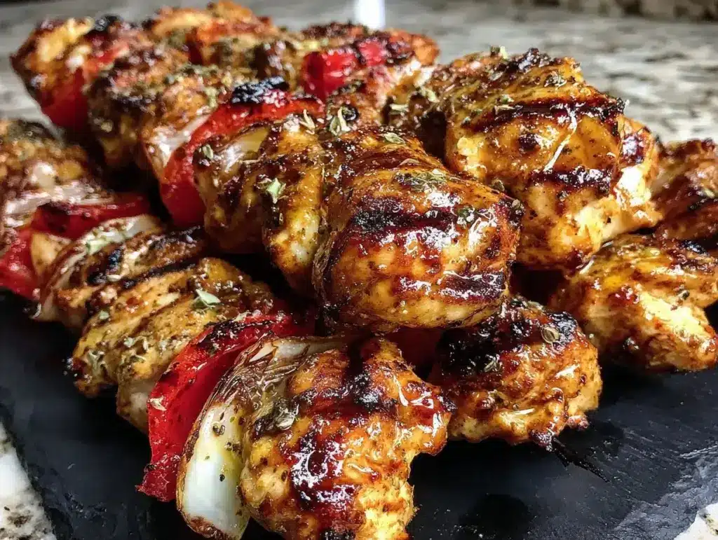 Home 1 High-Protein Greek Yogurt Chicken Souvlaki - featured image
