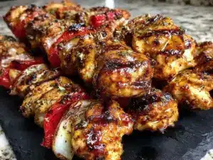 High-Protein Greek Yogurt Chicken Souvlaki - featured image