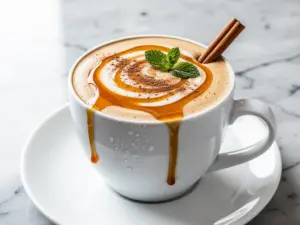 homemade pumpkin coffee syrup - featured image