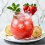 homemade strawberry lemonade - featured image