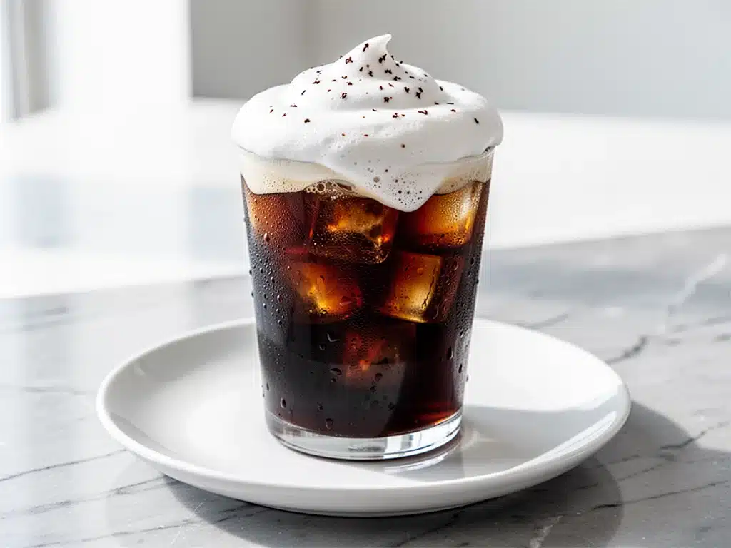 homemade vanilla bean cold foam - featured image