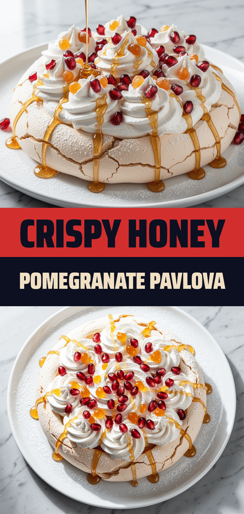 Rosh Hashanah Honey Pomegranate Pavlova: 5 Easy Dessert Ideas 5 honey pomegranate pavlova recipe