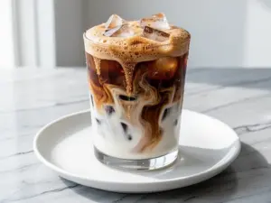 iced brown sugar oat milk shaken espresso - featured image