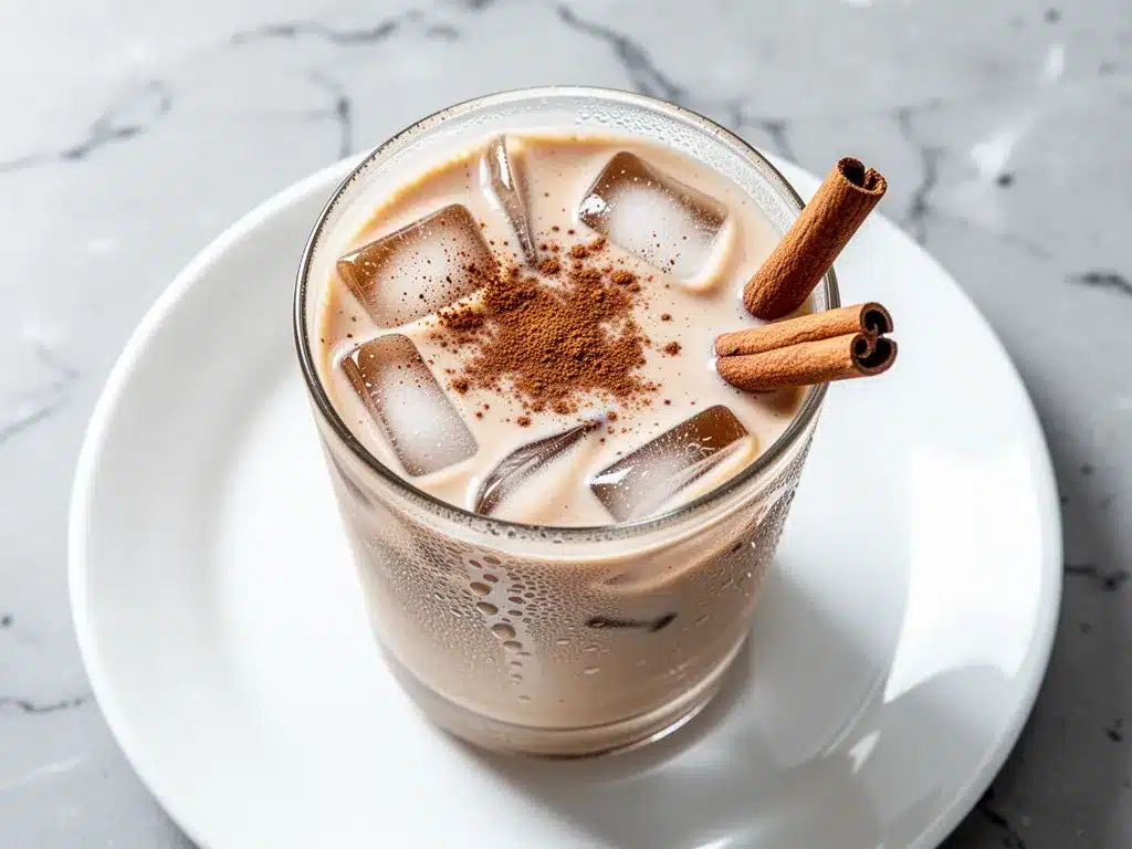 Iced Horchata Coffee: 5-Min Perfect Cinnamon Recipe 4 Iced Horchata Coffee preparation steps