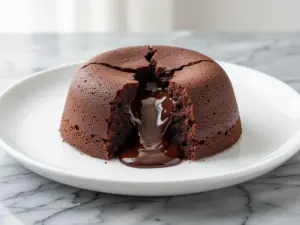 keto chocolate lava cake - featured image