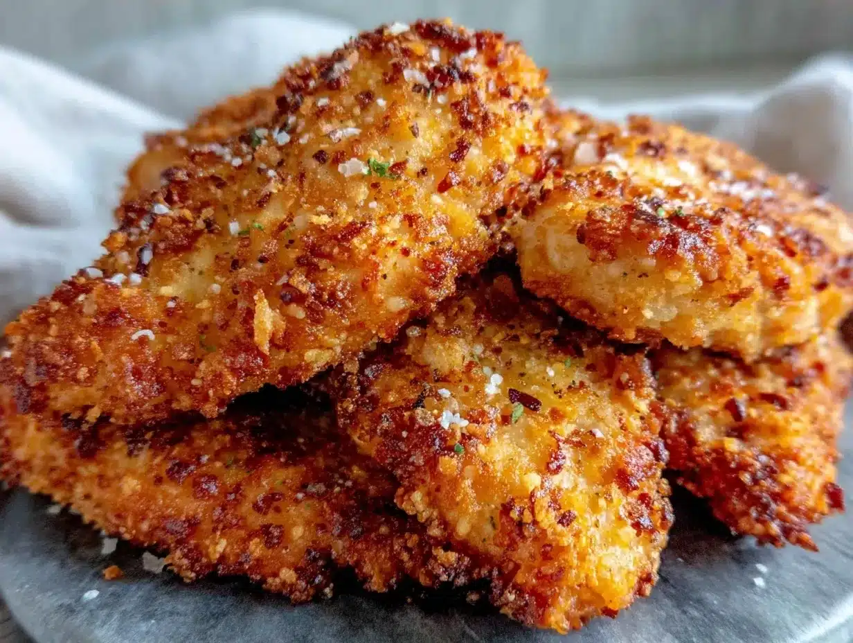 Keto Crispy Parmesan Crusted Chicken Tenders: 5pm Win 4 keto crispy parmesan crusted chicken tenders preparation steps