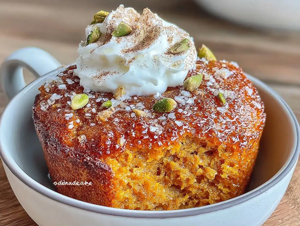 Keto Pumpkin Spice Mug Cake: Easy Outdoor Grilling Recipe 4 keto pumpkin spice mug cake preparation steps