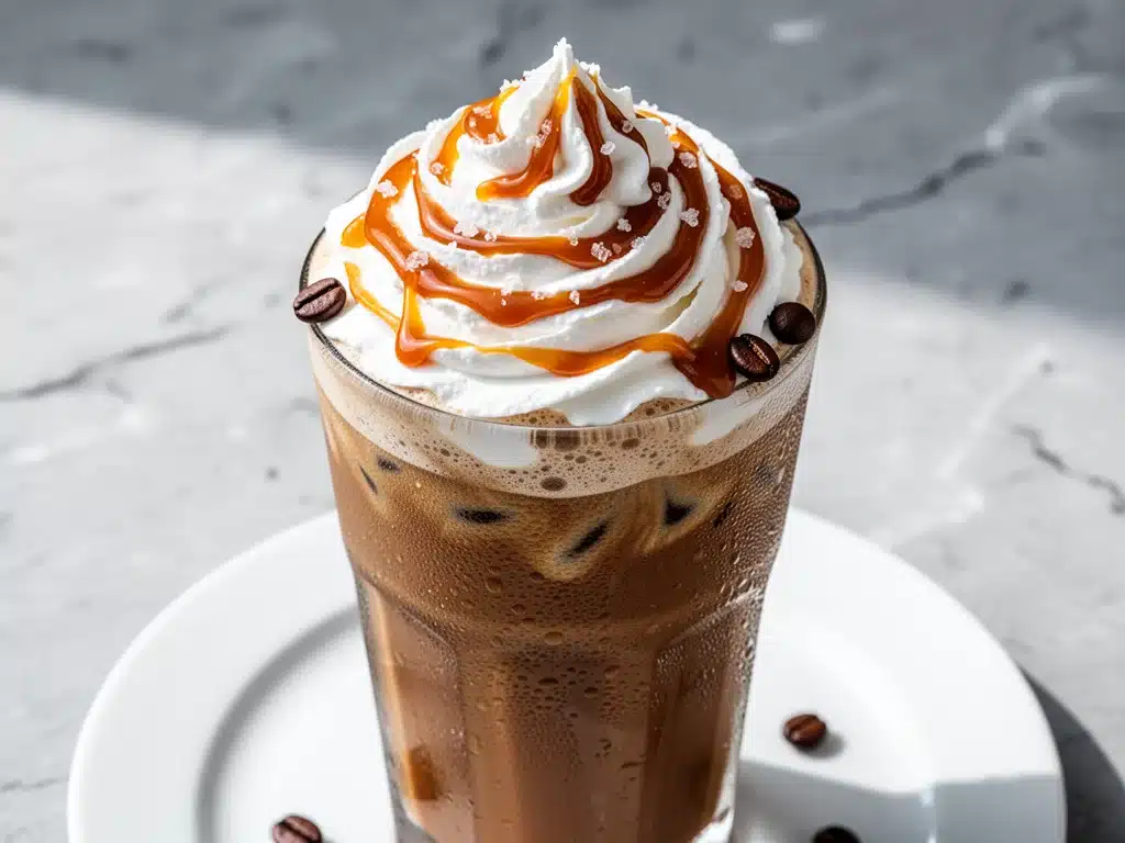 Home 3 keto salted caramel coffee frappe - featured image
