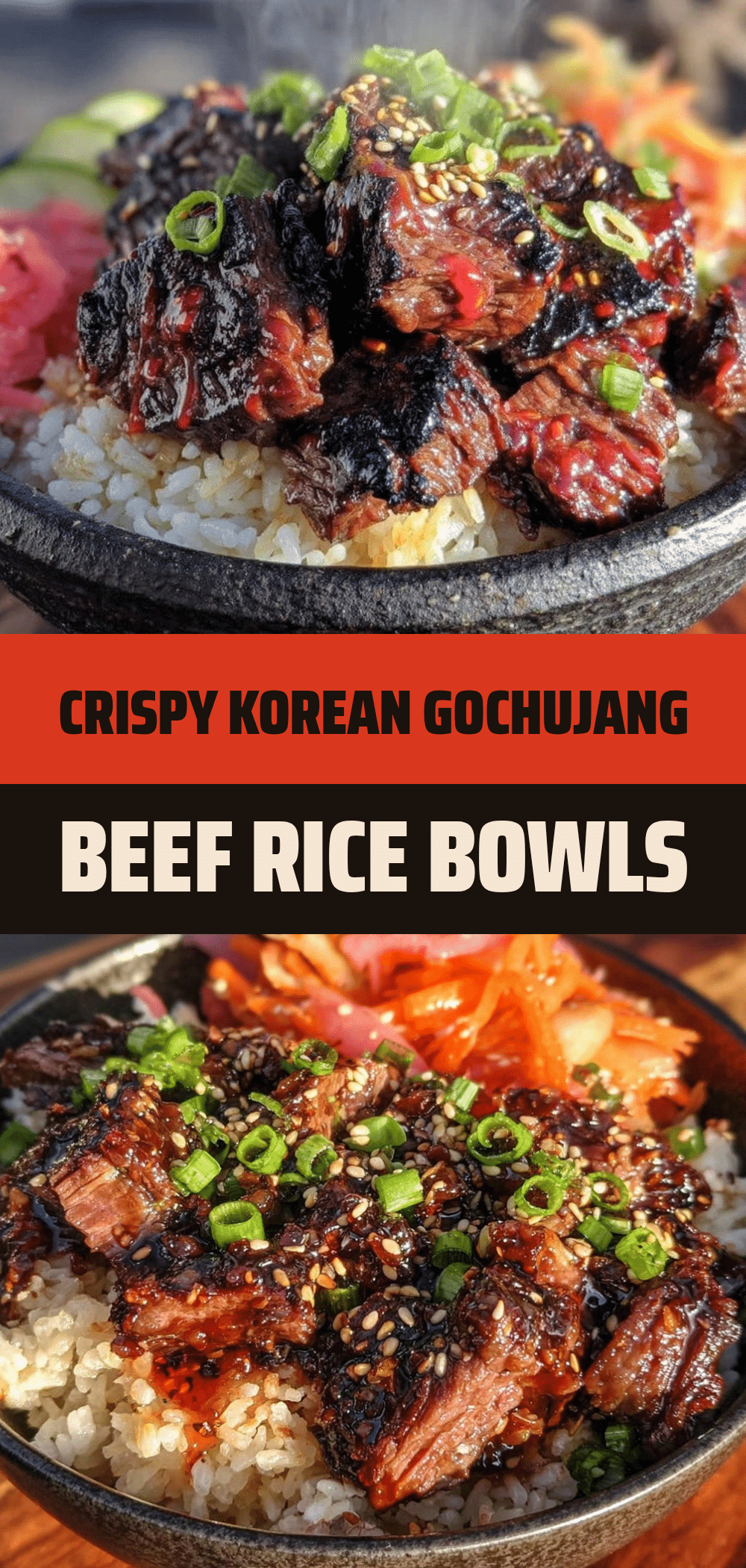 Korean Gochujang Beef Bulgogi Rice Bowls: GF & Dairy-Free 5 Korean Gochujang Beef Bulgogi Rice Bowls recipe