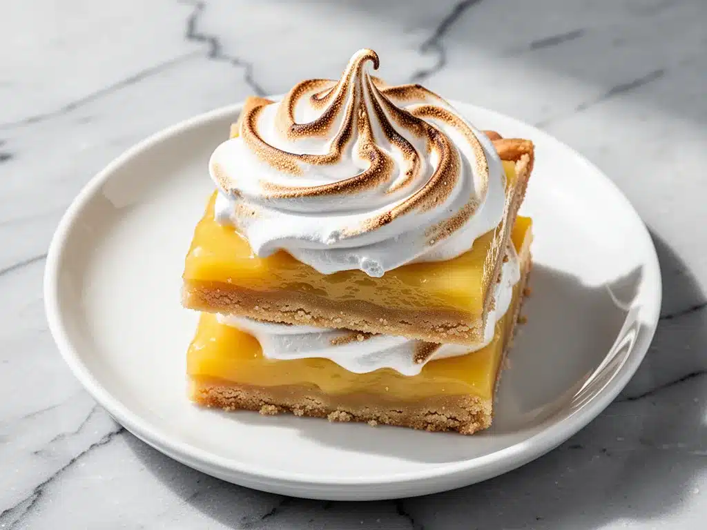 Lemon Meringue Pie Bars: Easy No-Bake Recipe 4 lemon meringue pie bars preparation steps