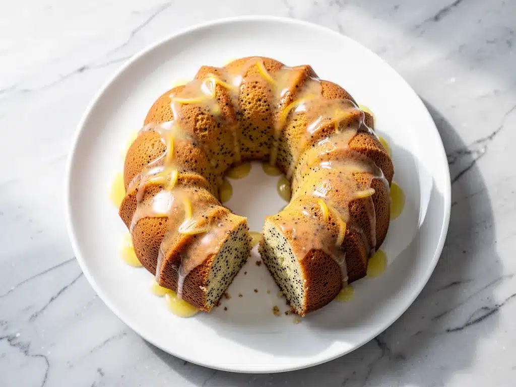 Yom Kippur Break Fast Cake: Best Lemon Poppy Seed Bundt 4 lemon poppy seed bundt cake preparation steps