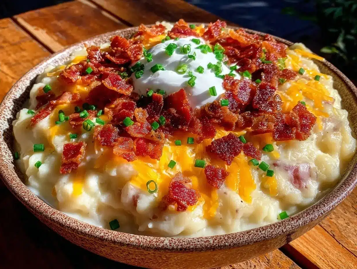 Ultimate Loaded Baked Potato Soup: 5-Ingredient Beginner Recipe 4 loaded baked potato soup preparation steps