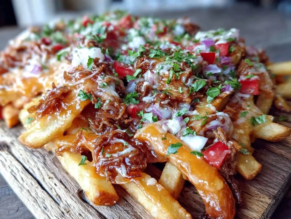 loaded nacho cheese fries - featured image