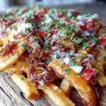 loaded nacho cheese fries - featured image