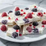 Low-Calorie Greek Yogurt Berry Frozen Bark - featured image