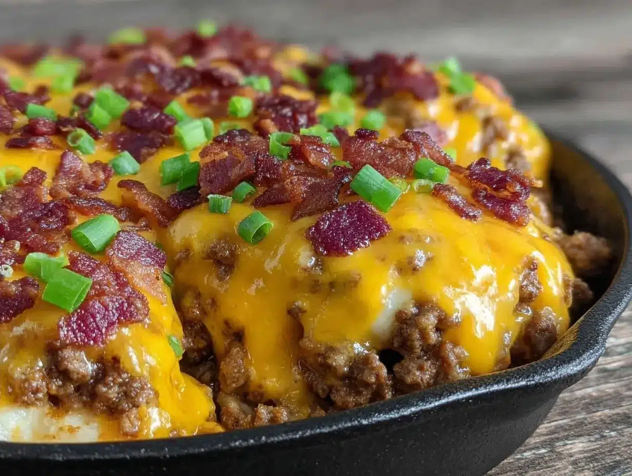 Low Carb Cheeseburger Casserole: 5 Ingredients 4 low carb cheeseburger casserole preparation steps