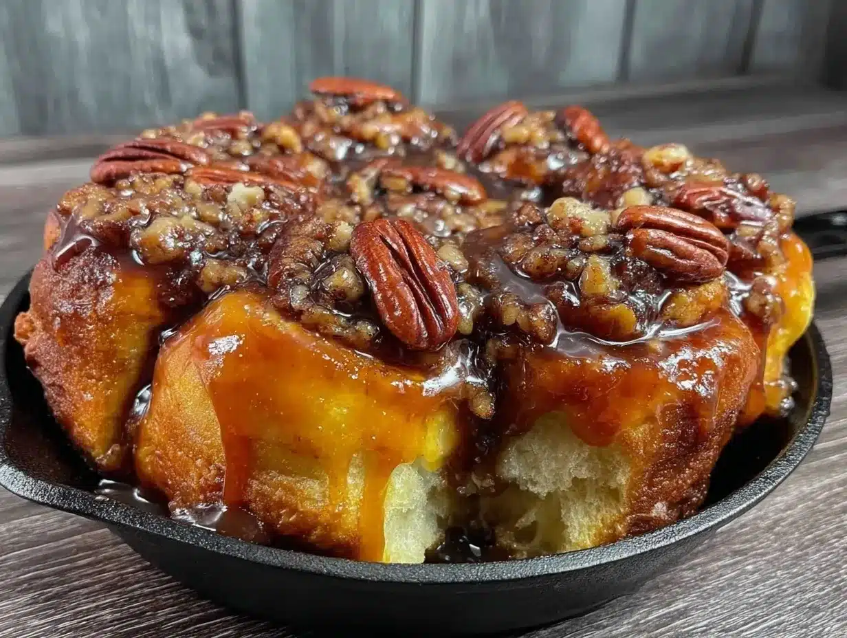 Fall Maple Pecan Sticky Buns: Best 5pm One-Pan Recipe 4 maple pecan sticky buns preparation steps